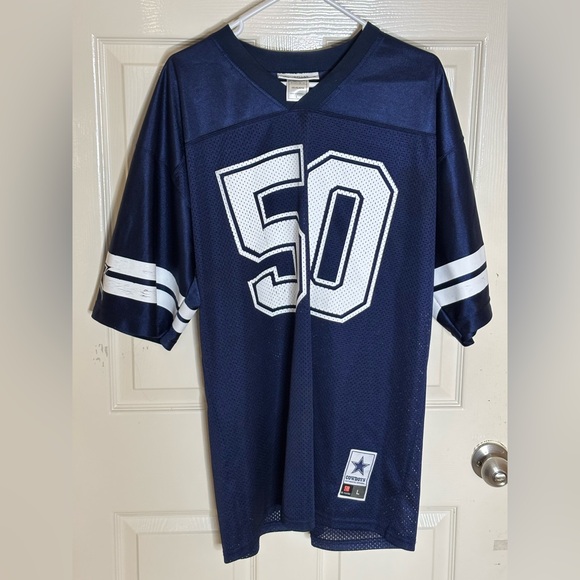 Dallas Cowboys #50 Sean Lee Size Large Jersey Color Navy - Picture 13 of 13